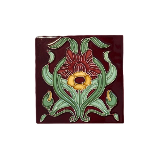 Waterlilly Dark/Burgundy